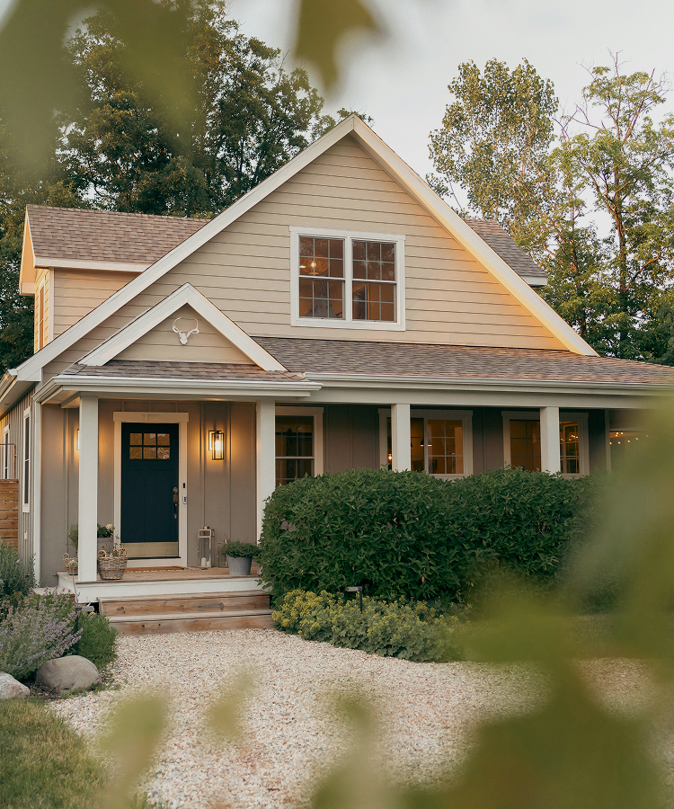 Cozy Fall Home with Greenery